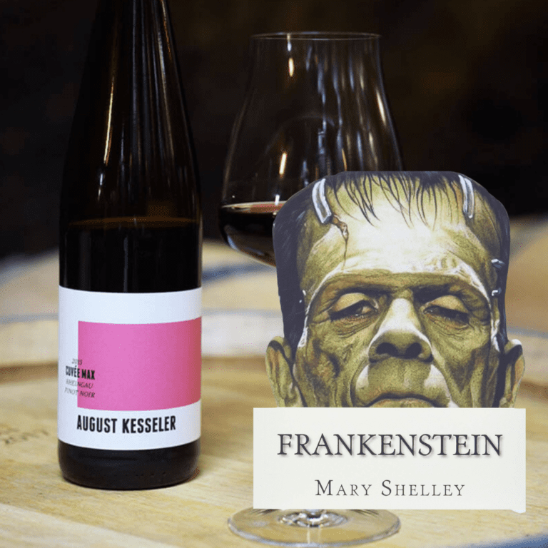 Mary Shelley Frankenstein paired with German Pinot Noir