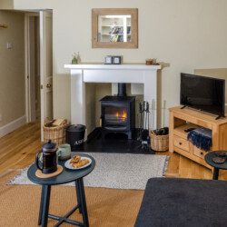 Living room in Kirk Wynd Cottage, Kirriemuir