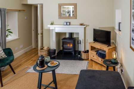 Living room in Kirk Wynd Cottage, Kirriemuir