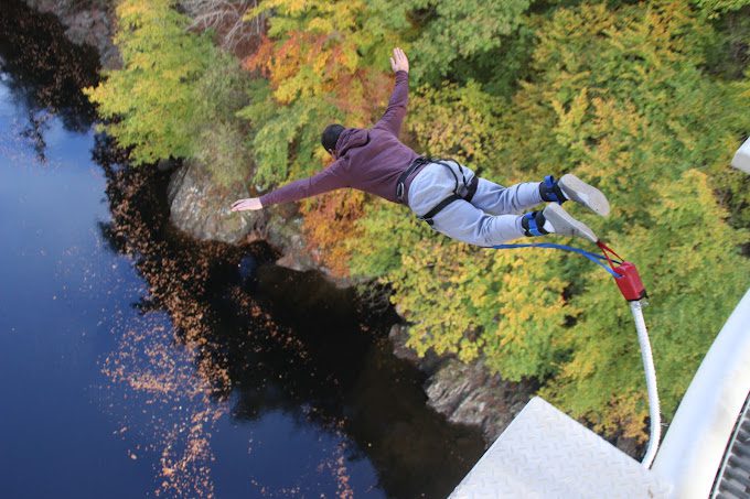 Highland fling bungee jump