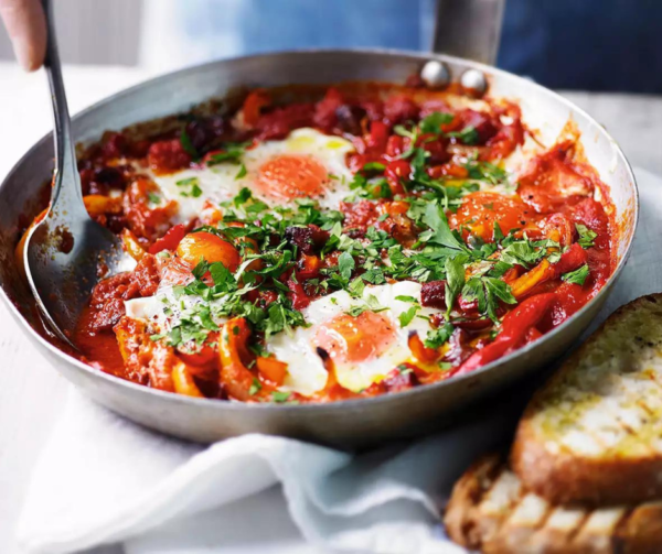 Spanish Baked Eggs